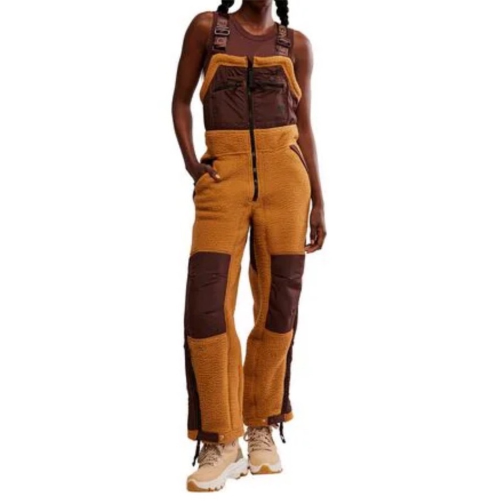 Free People Movement Hit The Slopes Overalls NWOT - Picture 5 of 16